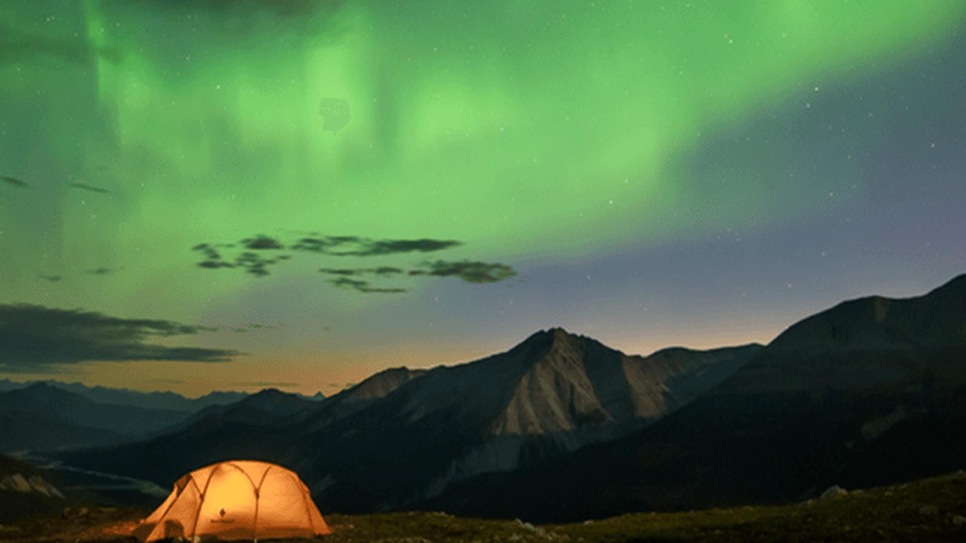 Northern Lights on Alaska Hwy