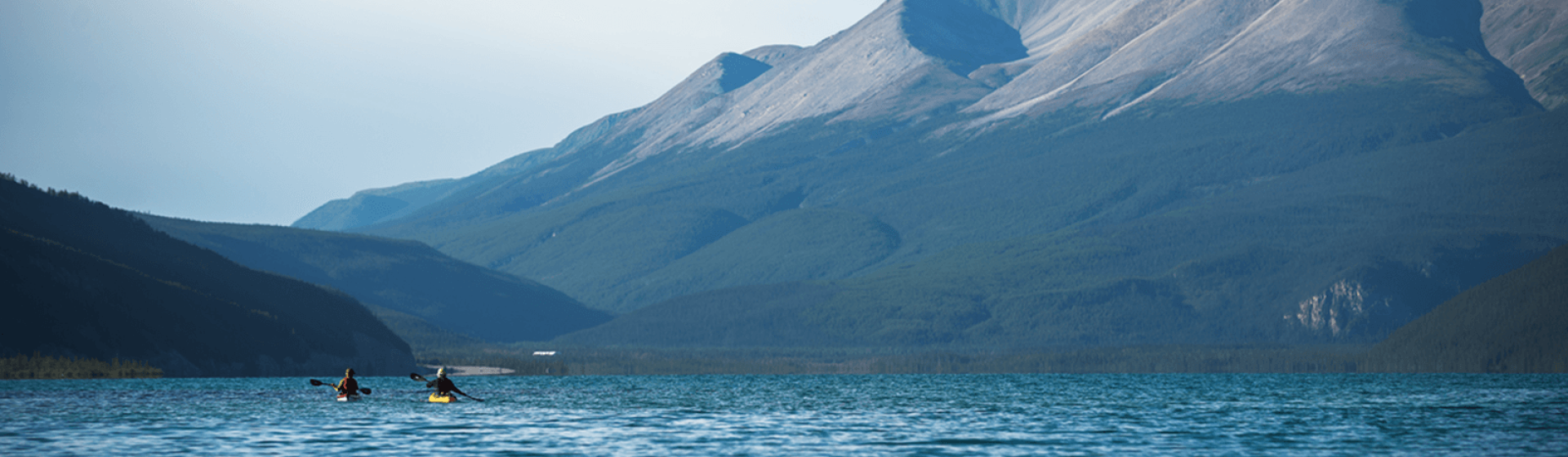 kayak on Muncho Lake